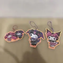マイメロディ アクリルキーホルダー 3個セット