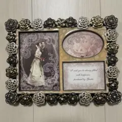 花装飾フォトフレーム 薔薇