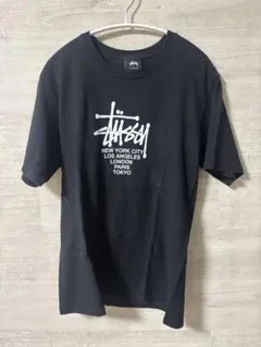 Stussy ブラック Tシャツ