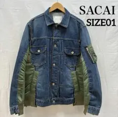 希少 サカイ 24AW ガーメントダイ MA-1 フライトジャケット XL相当