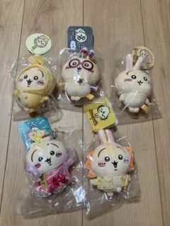 ちいかわ うさぎ まとめ売り５点＋ロリポップチャーム 黒猫