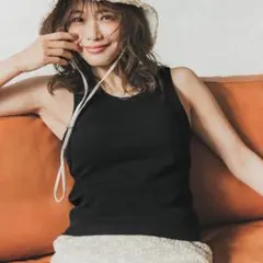 【美品】＊Coca コカ＊ カップ付アメスリタンクトップ 色違い2枚セット Mのサムネイル