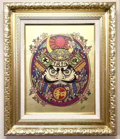 F6号】ジミー大西【ネコ】手描き作品/表裏サイン有り/油彩/絵画/高級