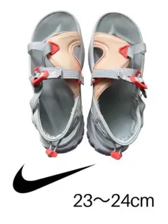 NIKE オネオンタ サンダル 23〜24cm グレー×ピンク スポーツサンダルのサムネイル