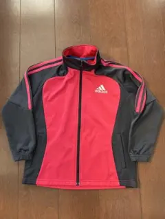アディダス　adidas ジャージ ピンク✖️ダークグレー130cm