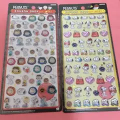 【正規品】ボンボンドロップシールmini　スヌーピー　2枚セット