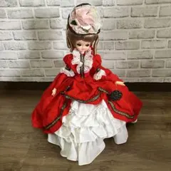 ジェニーフレンド27cmドール服 ロリータりぼん♡赤のドレス - メルカリ