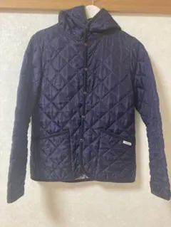 ネイビー キルティングジャケット