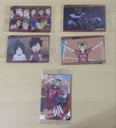 ✨新品未使用✨ハイキューウェハース6 音駒 No,15.18.19.21.28