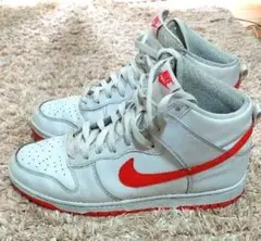 Nike ハイカットスニーカー ホワイト/レッド