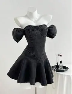 Elamini オフショルダーワンピース