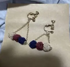 ハンドメイド 水引　イヤリング