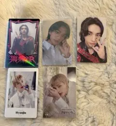 straykids ヒョンジン トレカ ステッカー セット