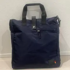 【美品】BERMAS ビジネストートバッグ　濃紺　軽量　日本製のサムネイル