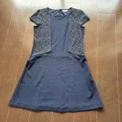 未使用！インゲボルグ　ニットチュニック　ネイビー