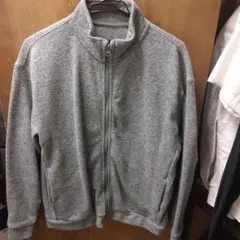 無印良品グレー ジップアップジャケット Lサイズ