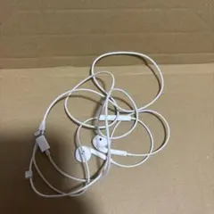 純正iPhone有線イヤホン【中古品】　ホワイト