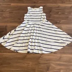pom ponette ストライプ ノースリーブワンピース 120cmのサムネイル