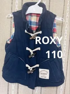 ROXY ロキシー ネイビー ダウンベスト　ダッフル　110