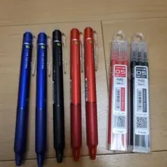 フリクションボールペン 5本セット+替芯 黒青赤のサムネイル