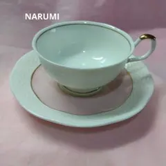 NARUMI ピンクのカップ・ソーサー　日本製　匿名配送