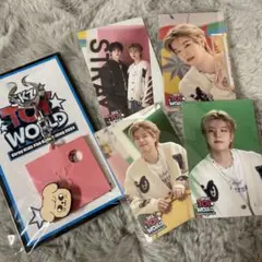 straykids toy world FCくじ キーホルダー ステッカー