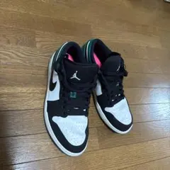 Jordan スニーカー ホワイト/ブラック/グリーン