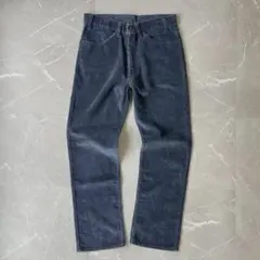 Levi's519 コーデュロイパンツ ネイビー 白タブ　アメカジ　シティボーイ