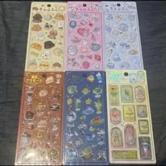 文具女子博2025 BGM きゅるるんシール 喫茶アラモード　セット