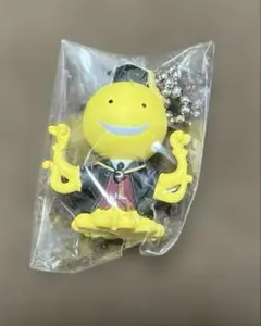 暗殺教室　殺せんせー　フリフリマスコット　キーホルダー 暗殺教室 殺せんせー ぬいぐるみ マスコットキーチェーン