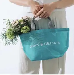 DEAN & DELUCA メッシュトートバッグ ターコイズ Sサイズのサムネイル