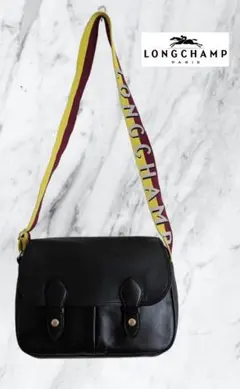 LONGCHAMP ロンシャン レザー ショルダーバッグ