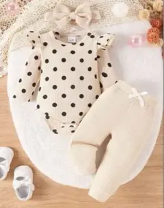 SHEIN ベビー服　長袖ロンパースとパンツ3M〜6M 秋冬
