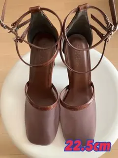 MURUA ムルーア メッシュスクエアパンプス 22.5cmのサムネイル