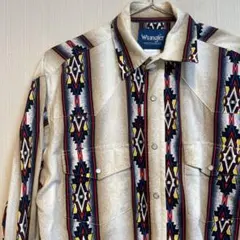 Wrangler ウエスタンシャツ メキシカンシャツ ヴィンテージ
