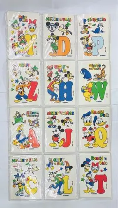 Disney ミッキーマウス シール 各5枚入 計60枚セット