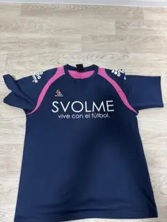 SVOLME プラクティスシャツ ネイビー ピンクのサムネイル