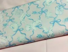 ウサギとリボンの綿プリント生地 KIYOHARA 青木美沙子さん 入園入学準備