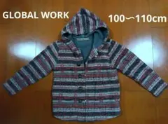 GLOBAL WORK フード付きアウター　キッズM 100〜110cm