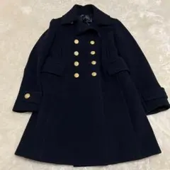 エミリーテンプルキュート ネイビー ダブルボタン ロングコート - メルカリ