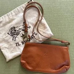 IL BISONTE 本革 ショルダーバッグ ブラウンのサムネイル