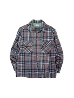 70's PENDLETON オンブレチェックシャツ ウール