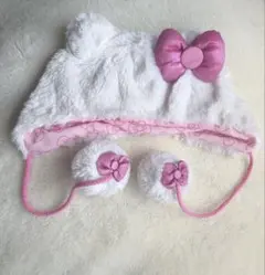 ユニバ キティちゃん 被り物