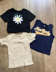 【まとめ買いお得】ベビー服3点セットTシャツタンクトップ 70cm80cm 夏服
