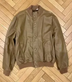 エルメネジルドゼニア ラムレザー バルスタージャケット　イタリア製 2026年最新】Ermenegildo Zegna メンズ レザージャケット・ライダース