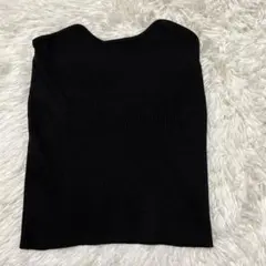 OPAQUE.CLIP オペークドットクリップ　リブニット　ビスチェ　ブラックのサムネイル