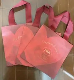 gelato piqueハート型ショップ袋 3枚セット