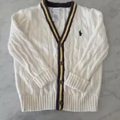 Ralph Lauren 24M アイボリー カーディガン