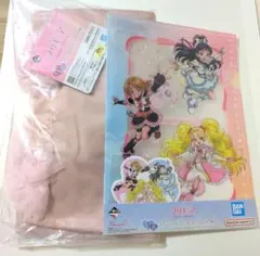 一番くじ プリキュア D賞チュールトートバッグ クリアファイル