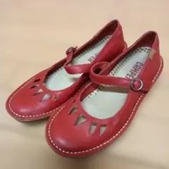 CAMPER フラットシューズ ブラウン 39 24.5 - メルカリ